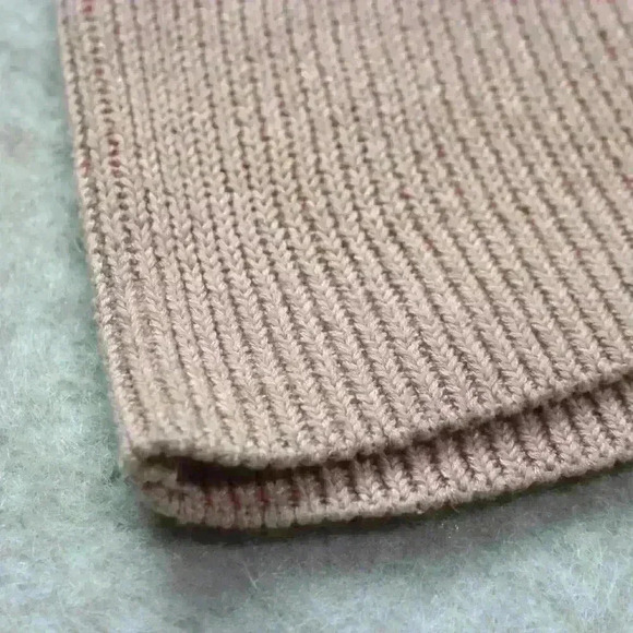 ELIZABETH & JAMES Tunic Length Knit Sleeveless V Neck Tank Peach Women Med - Picture 2 of 10